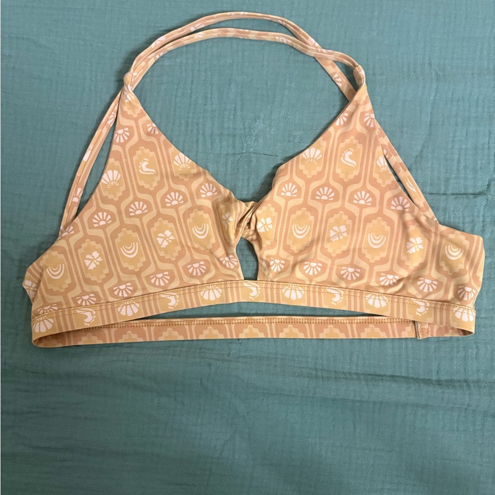 Psychedelic Honey Tan Bikini Top